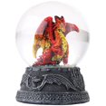 thumbnail image 1 of Pacific Giftware Dragon Ball Water Globe with Glitters 80mm Resin Figurine Home Decor Gift Collectible (Hyperion Red), 1 of 1