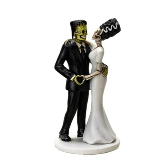 Pacific Giftware Eternal Love Frankenstein and Bride Figurine Wedding or Anniversary Collectible Figurine Classic Monster Romance in Resin