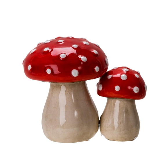 Pacific Giftware Fairy Tale Mushroom Salt and Pepper Shakers