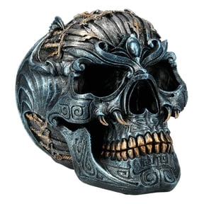 Pacific Giftware Fantasy Warrior Sword Skull Collectible Resin Home Decor Statue