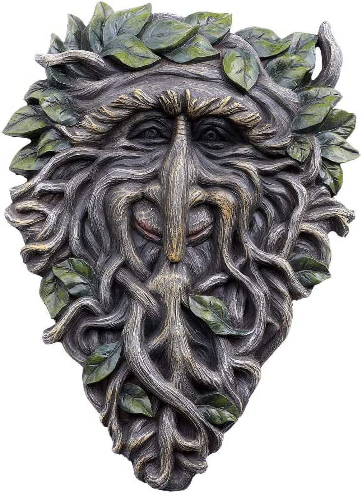 Pacific Giftware Greenman Face Resin Figurine Wall Plaque - Walmart.com