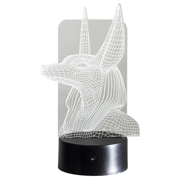 Pacific Giftware LED Light 3D Ancient Egyptian God Anubis Decorative Sign Home Decor