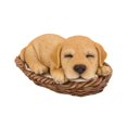 thumbnail image 1 of Pacific Giftware Labrador Puppy in Wicker Basket Pet Pals Collectible Dog Figurine 6.5 Inches L, 1 of 1
