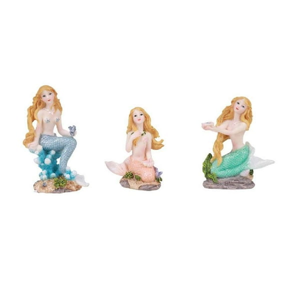Pacific Giftware Miniature Under The Sea Princess Mermaids Set