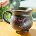 thumbnail image 1 of Moon Magic Witch Cauldron Glazing Ceramic Porcelain Coffee Mug Soup Bowl, 1 of 6