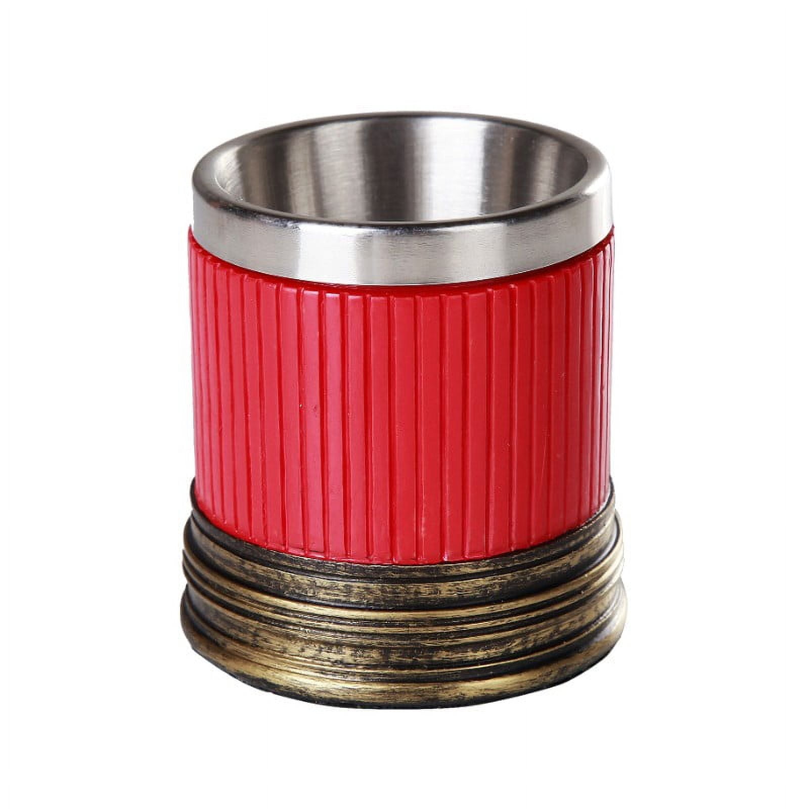 US Flag Shot Glass With Real Embedded Bullet - 2oz