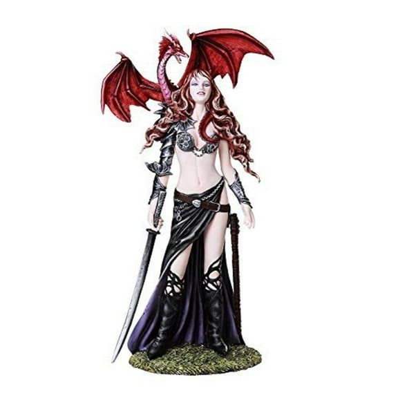 Pacific Giftware Official Nene Thomas Collection Furionchires Dragon Witch Warrior Collectible Figurine 12 inch H