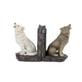 thumbnail image 1 of Pacific Giftware PT Howling Wolfs Decorative Resin Bookends Set, 1 of 8