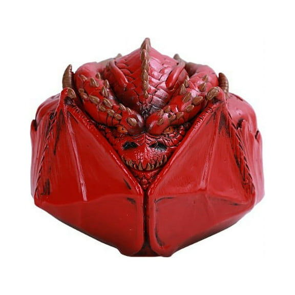 Pacific Giftware PT Red Winged Dragon Figurine Stash Decorative Boxes