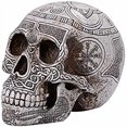 thumbnail image 1 of Pacific Giftware PT Viking Skull Resin Figurine Tabletop Statue, 1 of 3