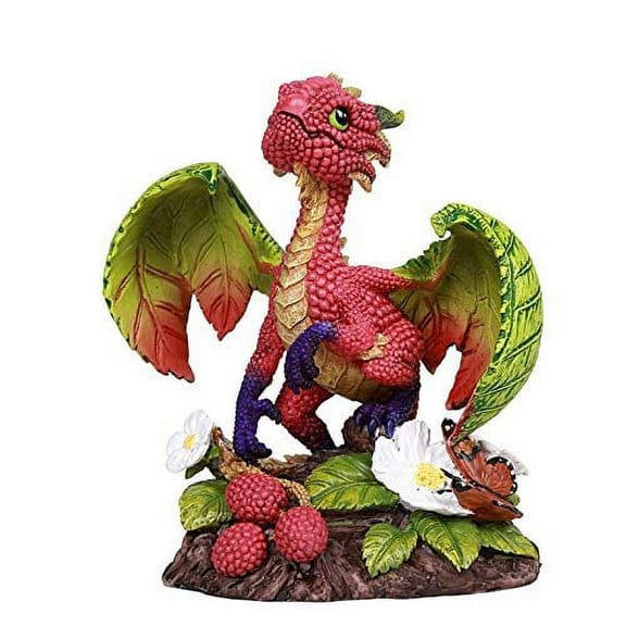 Pacific Giftware Rasberry Garden Dragon by Stanley Morrison Home Decor Statue