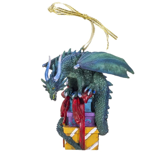 Pacific Giftware Ruth Thompson Fantasy Dragon Christmas Tree Hanging Ornaments Holiday Festive Decoration (Dragon Gifts)