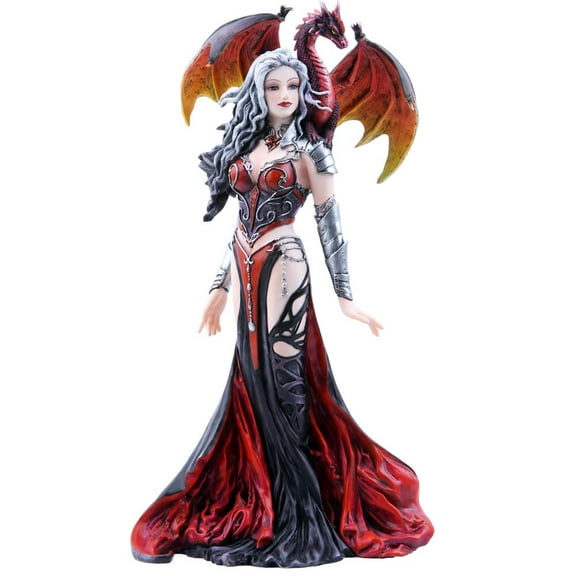 Pacific Giftware Severeielle Dragon Witch Warrior Princess Collectible Figurine 12 inch Tall Official Nene Thomas Collection Fantasy Collectible Figurine