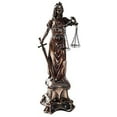 thumbnail image 1 of Pacific Giftware Standing Cold Cast Bronze Lady Justice Statue Home Decor, 1 of 1
