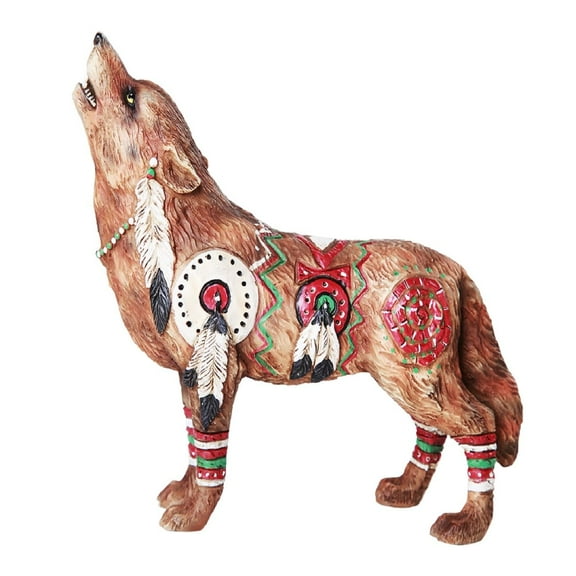 Pacific Giftware The Wolf Spirit Collection Revered War Wolf Spirit Collectible Figurine