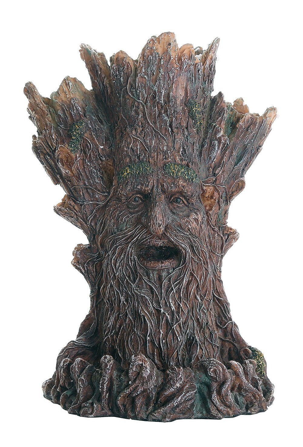 The Wisest Dryad Tree Spirit Green Man Backflow Incense Burner 18cm