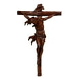 thumbnail image 1 of Pacific Giftware Wood Looking Finish Wall Crucifix Statue Home Decor, 1 of 1