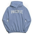 thumbnail image 1 of Pacific Graphic Light Blue Men's Cotton Pullover Hoodie, 1 of 1