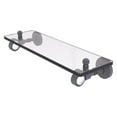 thumbnail image 1 of Pacific Grove Collection 16-in Glass Shelf in Matte Gray, 1 of 1