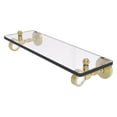 thumbnail image 1 of Pacific Grove Collection 16-in Glass Shelf in Satin Brass, 1 of 1