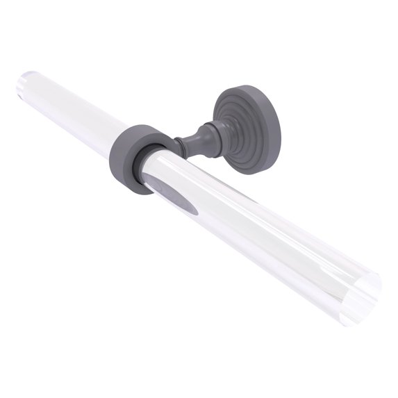 Pacific Grove Collection 2 Arm Guest Towel Holder in Matte Gray