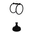 thumbnail image 1 of Pacific Grove Collection 2 Ring Vanity Top Guest Towel Ring in Matte Black, 1 of 10
