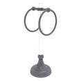 thumbnail image 1 of Pacific Grove Collection 2 Ring Vanity Top Guest Towel Ring with Twisted Accents in Matte Gray, 1 of 10