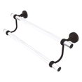 thumbnail image 1 of Pacific Grove Collection 24-in Double Towel Bar with Twisted Accents in Oil Rubbed Bronze, 1 of 8