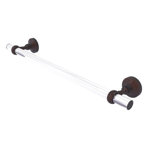 Pacific Grove Collection 36-in Towel Bar with Twisted Accents in Venetian Bronze