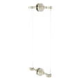 thumbnail image 1 of Pacific Grove Collection Back to Back Shower Door Pull with Dotted Accents - Polished Nickel / 18 Inch, 1 of 1