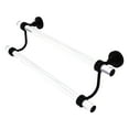 thumbnail image 1 of Pacific Grove Collection Double Towel Bar with Smooth Accents - Matte Black / 18 Inch, 1 of 9