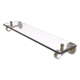 thumbnail image 1 of Pacific Grove Collection Glass Shelf with Smooth Accents - Antique Brass / 22 Inch, 1 of 1