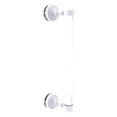 thumbnail image 1 of Pacific Grove Collection Single Side Shower Door Pull with Smooth Accents - Matte White / 12 Inch, 1 of 1