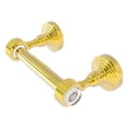thumbnail image 1 of Pacific Grove Collection Two Post Toilet Paper Holder - Polished Brass / Grooved, 1 of 9