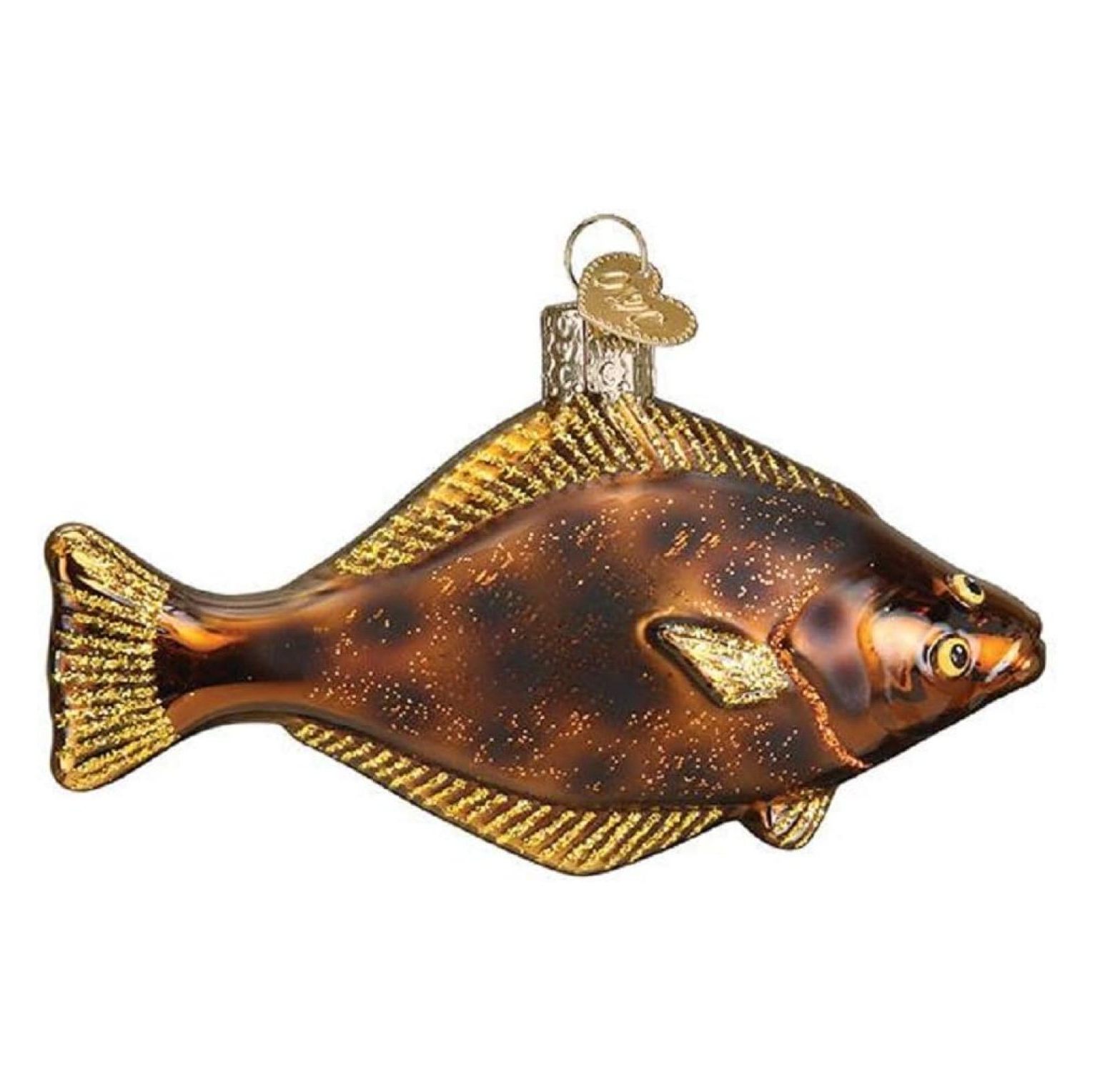 Pacific Halibut Blown Glass 2020 Unique Christmas Ornaments for