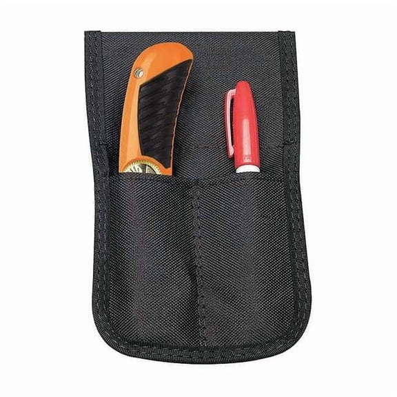 Pacific Handy Cutter Tool Pouch, Tool Holster, Black, Nylon, 2 Pockets UKH325