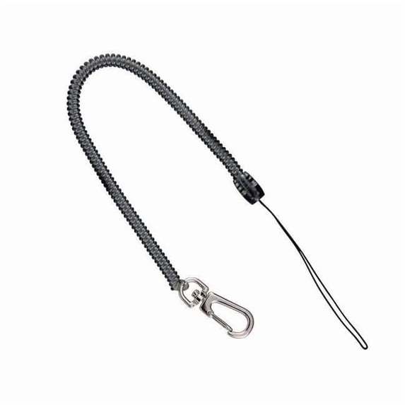 Coiled Clip Lanyard,Elastomer w/Nylon CL36