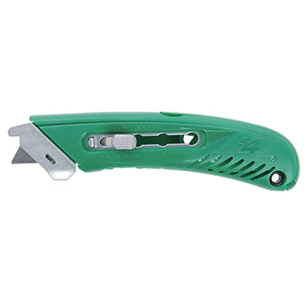 Pacific Handy Cutter S4L Safety Cutter, Retractable Utility Knife with an  Ergonomical Design, Bladeless Tape Splitter, Steel Guard for Safety and  Damage Protection, Warehouse and In-Store Cutting - Left Handed Tools 
