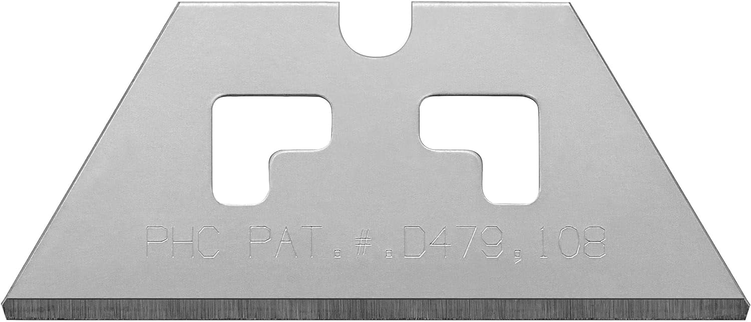 Pacific Handy Cutter SP017 Safety Point Blade for PHC Safety Cutters, Pack of 100, Sharp Edge, Safety Point Razor Blades for Injury Reduction, Cuts Boxes, Cardboard, Tape, Plastic
