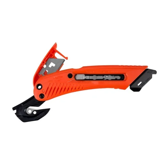 Pacific Handy Left Handed S5L Safety Box Utility Knife With Guard & Strap Cut