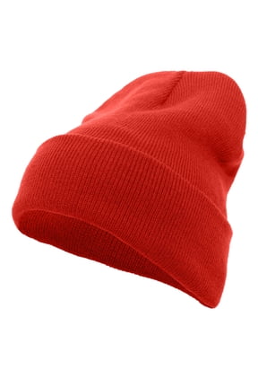 621K Adult Cap Beanie Cap Unisex Red Os