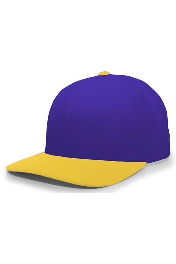 705W.307.OS Pro-Wool Hook & Loop Adjustable Cap, Navy & Red - One Size