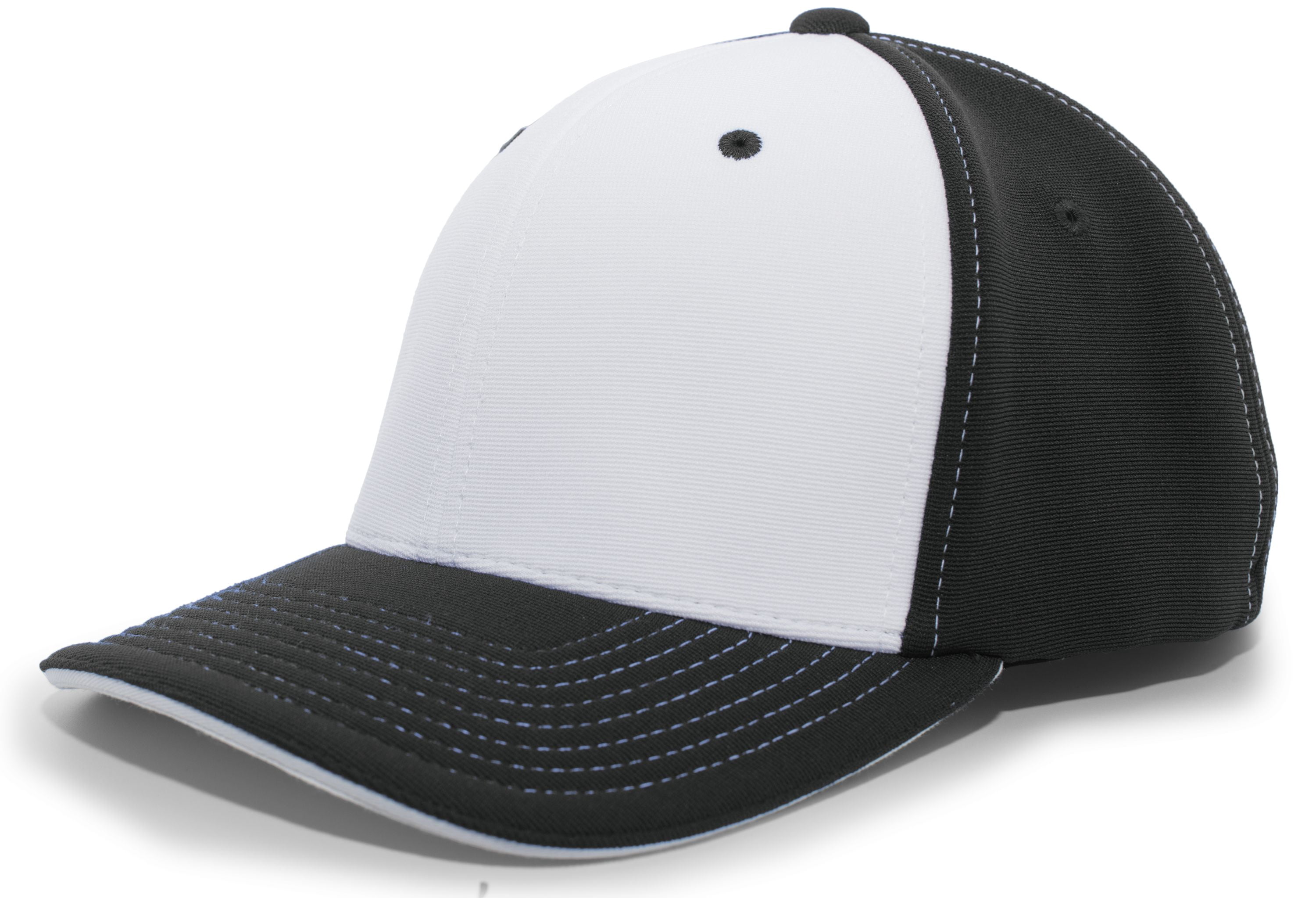 Pacific Headwear 110F Trucker Flexfit Snapback Cap - Cotton Blend Front, Mesh Back, Adjustable Snapback