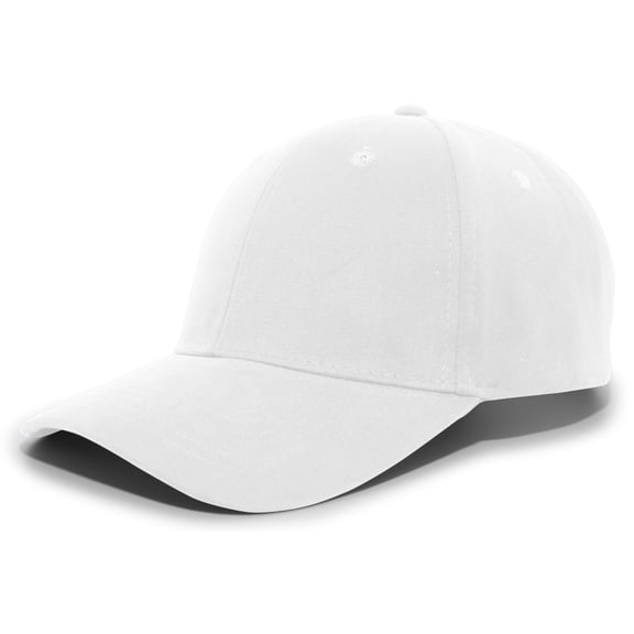 Pacific Headwear Brushed Cotton Twill Hook-And-Loop Adjustable Cap 101C White Os