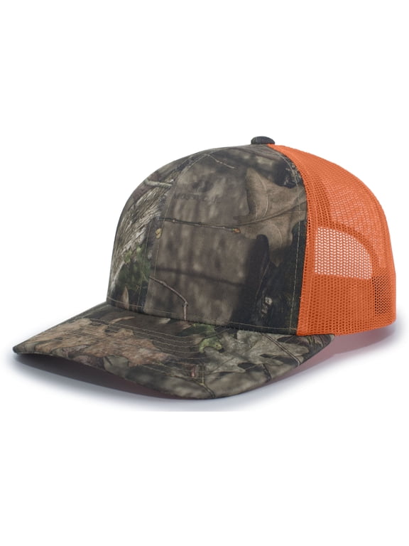 Camo Snapback Trucker Cap 108C Blaze/Break-Up Country Os