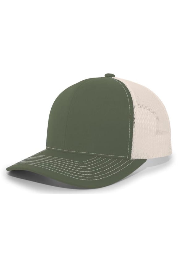 Contrast Stitch Trucker Snapback 104S Graphite/White/Graphite Os