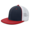 thumbnail image 1 of Pacific Headwear D-Series Trucker Flexfit Cap 4D5 White Xs, 1 of 2