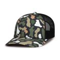 thumbnail image 1 of Pacific Headwear Duck Camo Trucker Snapback Cap, Bayou & Light Charcoal - One Size, 1 of 1