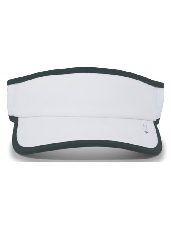 Lite Series All-Sport Active Visor, White & Dark Green - One Size