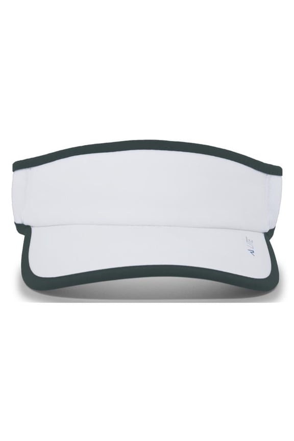 Lite Series All-Sport Active Visor, White & Dark Green - One Size